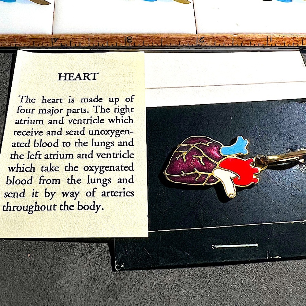 Wm Spear Heart Zipper Pull